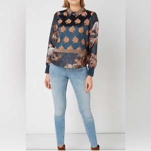 scotch and soda silk blouse xs